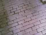 Il pavimento del terrazzo.