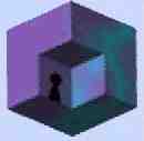&Egrave; in una stanza, o tocca l'angolo di un cubo grande?