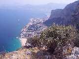 Palermo - Monte Pellegrino, panorama verso l'Arenella