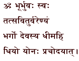 Om bhur bhuvah svaah..