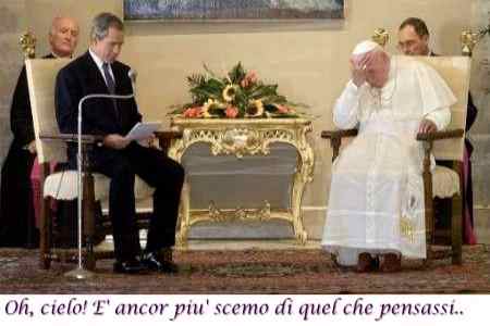 Bush dal Papa..