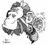 Scimpanz� + mosca tse-tse