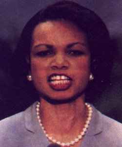 Il temibile ringhio di Condoleeza Rice