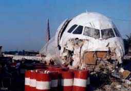 Il radome � il primo a spappolarsi